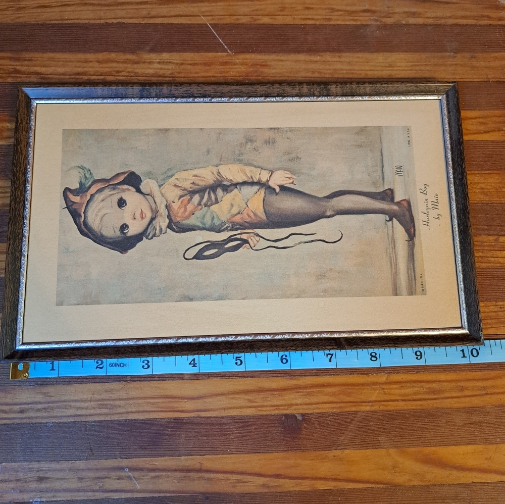 Vintage Harlequin Boy By Maio - Picture 5 of 8
